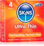 Skins Ultra Thin condoms Vanilla 4 pieces