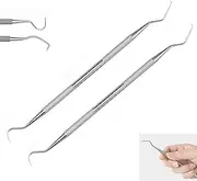Dental Instruments Universal Probe Scaler - Double Ended Tartar Remover - by DMX INTL (Pack of 2)