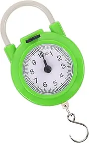 SOLUSTRE Accurate Manual Scale Small Spring Scale for Luggage Travel Suitcase Portable Plastic Metal Material