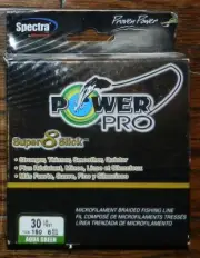 Power Pro Super 8 Slick Spectra Braided Line 30lb 150yds Aqua Green- NIB