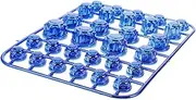ETHZZLE 1 Set Decorative Screw Caps Motorcycle Detachable Hardware Covers Motorcycle Racing Modification Bolt Caps Covers Racing Topper Replacement Blue Bolts for Universal Will Abs Blue