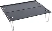 Boundless Voyage Camping Folding Table Outdoor Ultralight Aluminium Alloy Mini Table Portable Dining-Table BVT01 (Black)
