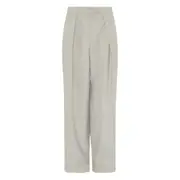 [Jw Anderson] Jw Anderson Pleated Zip-pocket Trousers 46 IT GREY