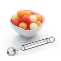 在飛比找momo購物網優惠-【KitchenCraft】不鏽鋼水果挖球器(蛋糕裝飾 沙拉