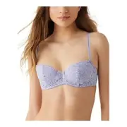 b.tempt'd Ciao Bella Balconette Bra Women's 38B Aleutian Floral Lace Adjustable