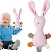 Toddler Soothing Towel | Comfortable Sleep Soother Doll for Girls | Rabbit Shape Design, Adorable Kid Chew Toy for Traveling, Walking, Road Trip