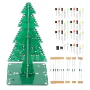 Clear Ornaments Mini Christmas Tree with Lights Three-dimensional Outline