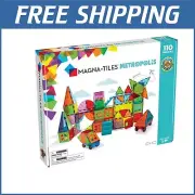 Metropolis 110-Piece Magnetic Building Set - Encourages Creativity & Learning