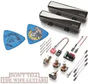 EMG Robert Trujillo RT Rip Tide Set Black Chrome Jazz Active J Pickup Pots Wires