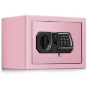Small Money Safe and Lock Box with Electronic Keypad, Mini Safe for Home Docu...