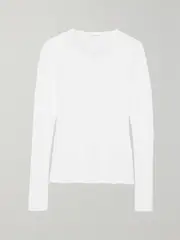 [James Perse] James Perse - Slub Cotton Top - White - 2 2 White