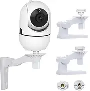 TEKCAM Baby Camera Mount Compatible with HelloBaby Baby Monitor HB6550/HB65/HB40/HB66 Pro/HB6339, 180°Adjustable Baby Monitor Camera Bracket, Drill Installation, 2 Pack