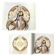 New Ningguang Poster GENSHIN IMPACT BiFold Wallet Credit Card Billfold
