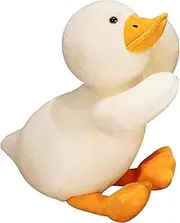Duck Plush Toy Doll Stuffed Toy Cushion Cute Duckling, for Children and Cuddly Toy Lovers Gift (60 cm, White)