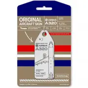 Boyle Aviationtag Airbus A320 Keychain 14.5cm Tag China Eastern Airlines White