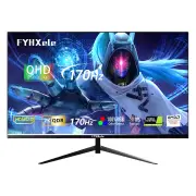For Black Myth:WuKong FYHXele FY27QHM2 27 Inch Gaming Monitor PC Screen 170Hz 2K Gaming Display 1MS ADM-FreeSync 8 Bits