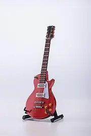 ALANO Mini Electric Guitar model Musical Instrument Ornament with leather case(E39-17.5)