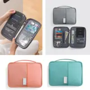 Family Travel Organiser Tickets Wallet Pouch Holder Passport Document RFID Cards