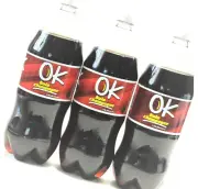 3 Bottles Kola Champagne Soda Puerto Rico Refresco Cold Soft Drink Beverage Food