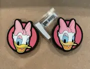 CROCS BRAND JIBBITZ DAISY DUCK SHOE CHARM! AUTHENTIC! SET OF 2