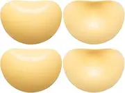 [Auftl] Adhesive Bra Double-Sided Adhesive Bras Large Breast Sticky Bra Pads Push Up, Self-Adhesive Breast Pads for Women, Ultra Instant Lift for Sports Swimsuits, Bikini, A-C Cup, 2 beige, 90B
