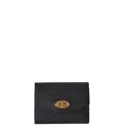[Mulberry] Darley Concertina Wallet Black Small Classic Grain