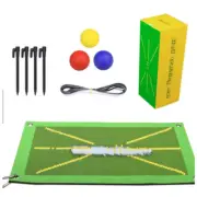Golf Training Mat for Swing Detection Batting Training Hitting Aid Game Pad 2022