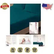 Luxurious 800 Thread Count Egyptian Cotton California King Fitted Sheet in Teal