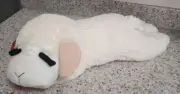 Multipet Lamb Chop Plush Dog Toy, 24" White Super Soft Squeaky. Dream Works