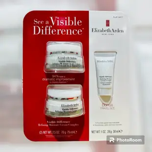 👩Costco台灣代購👩Elizabeth Arden - 臉部保濕面霜(附旅行組) 75毫升 X2入+旅行罐30毫升