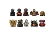 Godzilla soft vinyl puppet mascot 10 piece box