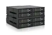 ICY DOCK 8 Bay 2.5 SAS/SATA HDD/SSD Hot Swap Backplane Mobile Rack Enclosure ...