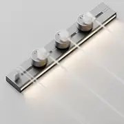 Power Strip, 19.69/23.62 Inch Rail with 3 Five-Hole Adapters, 8000 W Power, 10 cm and 120° Induction, Comes with USB + Type-C for the Kitchen, Grey, 60 cm