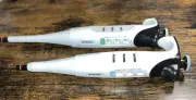 Set of 2 Integra Evolve Pipettes 200, 1000 ul Single Channel Calibrated Nov 24