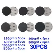 Sandpaper Sandpaper Sheet 1 Set 30Pcs 3in/75mm 3inch Fine Grit Grit 320-1500