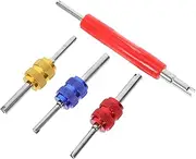 ASAKKURA 1 Set Auto Valve Core Remover Tool Versatile Repair Tools for Car Air Conditioning Includes Various for Compatibility with Valve Core Specifications
