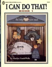 Tole Painting Craft Book 1, I CAN DO THAT, by Marilyn Vande Walle Patterns LNC