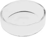 Generic Pond Food Dish Container for Feeding in Glass, Transparent, Round