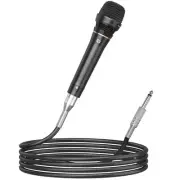 Handheld Wired Microphone, Cardioid Dynamic Vocal Mic with 19.68ft Cable, Plu...