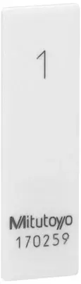 Mitutoyo Ceramic Gauge Block 1mm Grade 0 Precision, Non-Rust, Long-Lasting