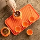 Kungfu Tea Set Persimmon Shaped Gift Box Kettle Tea Maker Tea Pot Set Teapot for