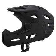 Full Face Cycling Helmet Adult Cycle Helmet with Detachable Chin Guard and Visor for Mountain Biking