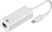 [Apple MFi Certified] Lightning to Ethernet Adapter,RJ45 Ethernet LAN Network Adapter Cable with 8 Pin Connector Compatible with iPhone 13/12/11/XS/XR/X/8/7/iPad/iPod, Plug and Play, Supports 100Mbps
