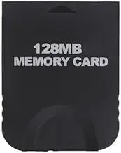 Gamilys 128MB Black Memory Card Compatible for Wii Gamecube