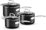 [Le Creuset] Toughened Non-Stick Saucepan (3 Pieces Set)