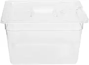 Sous Vide Container with Lid, 11L Slow Cooker Clear Transparent PC Material Heat Resistant Sous Vide Pot for Immersion Circulator Cookers, for Culinary Sous Vide Precision Cooker