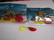Leland Lures Slab Curly jigs 2 packs red/chart