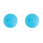 2PK Dexas 20cm Suction Lid Food Storage Cover Round Medium - Blue