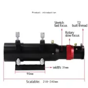 50180mm Guide Scope Finderscope Telescope CCD Image Astrophotography