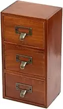Generic Desktop Drawer, Small Decorative Wooden Storage Box for Home, Crafts, Toiletries, Jewelry